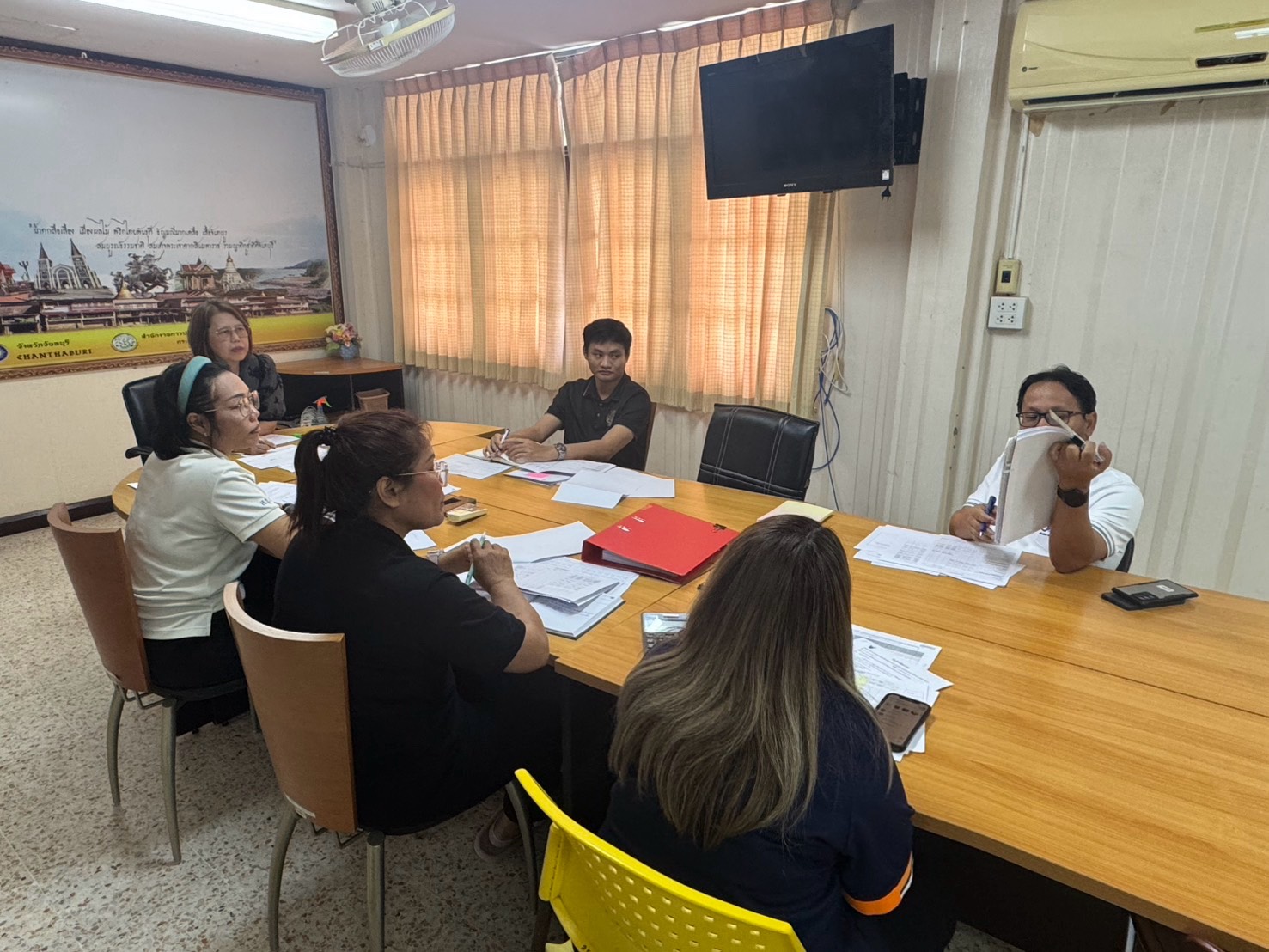 title - ประชุมผู้อำนวยการกลุ่ม / ฝ่าย ฯ 